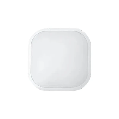 PLAFONNIER LED EXTERIEUR IP54 CARRÉ BLANC 12W EKOLED  - 1