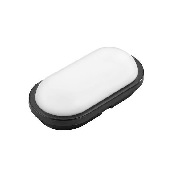 PLAFONNIER LED EXTÉRIEUR IP65 OVAL NOIR 15W HOROZ ELECTRIC