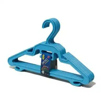 LOT DE 6 CINTRES EN PLASTIQUE COULEUR LION  - 5