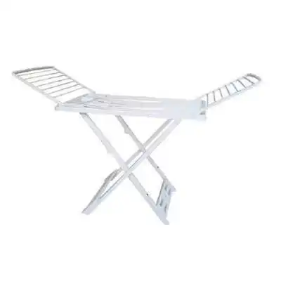 SÈCHE LINGE EN PLASTIQUE ROTIN BLANC SOFPINCE SOFPINCE - 1