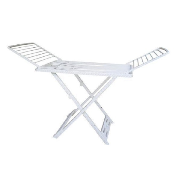 SÈCHE LINGE EN PLASTIQUE ROTIN BLANC SOFPINCE