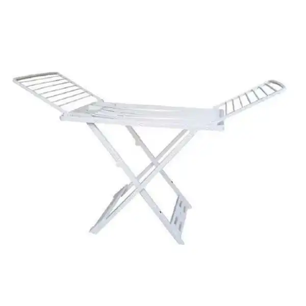 SÈCHE LINGE EN PLASTIQUE ROTIN BLANC SOFPINCE