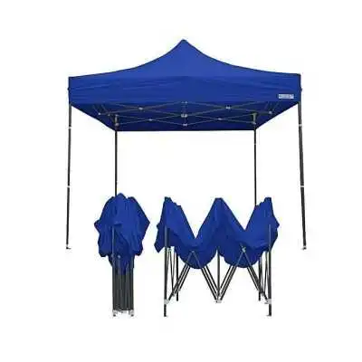 TENTE 3*3M TISSU UNI SOCLE NOIR - 2