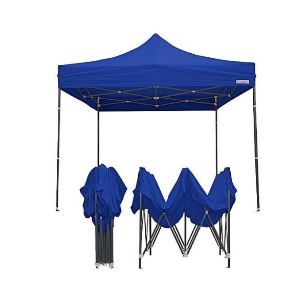 TENTE 3*3M TISSU UNI SOCLE NOIR