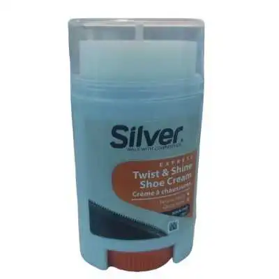 CIRAGE CRÈME NOIR AVEC ÉPONGE 50ML SILVER - 1