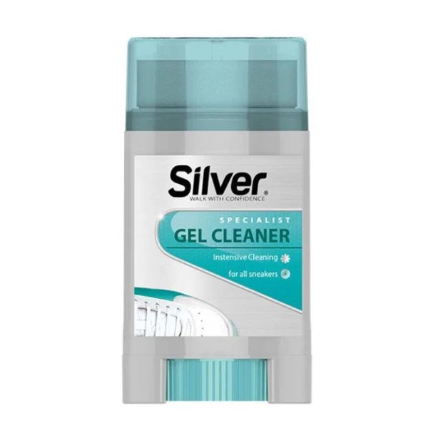 GEL NETTOYANT POUR CHAUSSURES TRANSPARENT 50ML SILVER