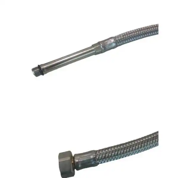 LOT DE 2 FLEXIBLES D'ALIMENTATION MALE FEMELLE M10x1 F12x17 L 500MM  SOPAL