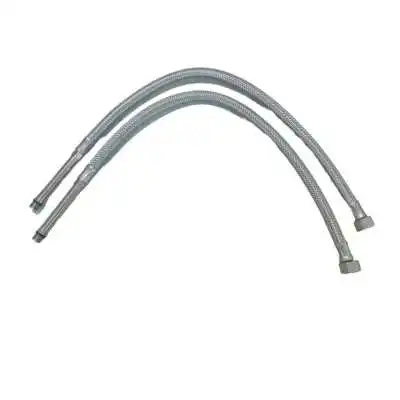 LOT DE 2 FLEXIBLES D'ALIMENTATION MALE FEMELLE M10x1 F12x17 L 500MM  SOPAL SOPAL - 2