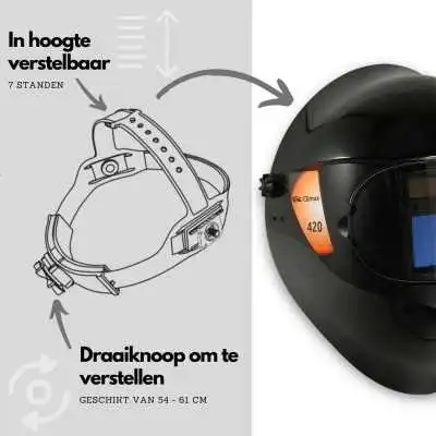MASQUE DE SOUDAGE AUTOMATIQUE 420 CLIMAX CLIMAX - 5