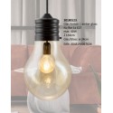 SUSPENSION LUCE AMBER E27 40W Ø24CM 30180123 NINO  - 2