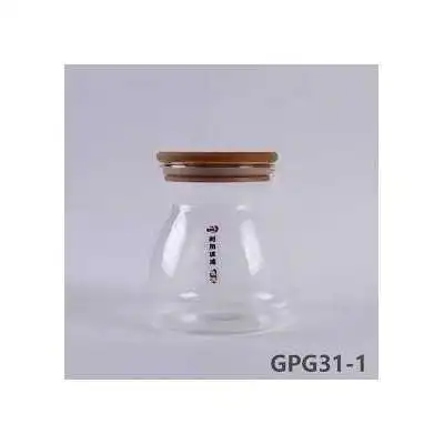 BOITE DE CONSERVATION EN VERRE AVEC COUVERCLE EN BOIS 650ML GPG31-1 DELI  - 3