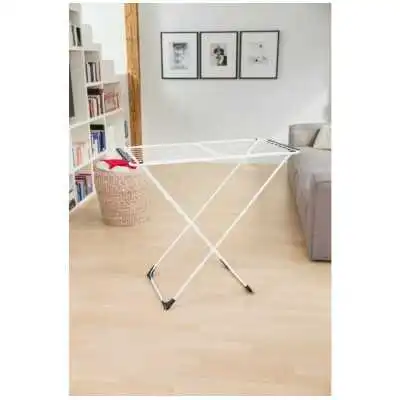 SÈCHE LINGE UNIVERSAL EN ACIER ALLIÉ 18M AVEC ROULETTES VILEDA VILEDA - 1