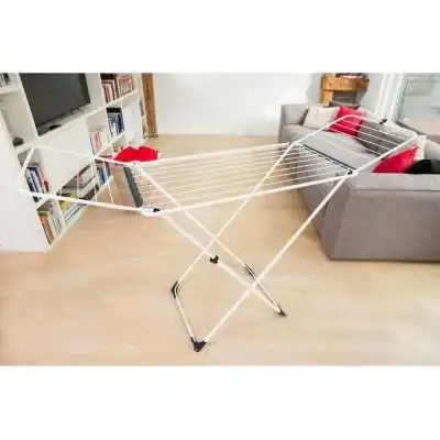 SÈCHE LINGE UNIVERSAL EN ACIER ALLIÉ 18M AVEC ROULETTES VILEDA VILEDA - 3