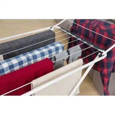 SÈCHE LINGE UNIVERSAL EN ACIER ALLIÉ 18M AVEC ROULETTES VILEDA VILEDA - 6