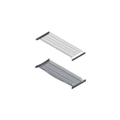 PORTE ASSIETTE ET VERRE AVEC PLATEAU EN PLASTIQUE 90CM S-5166 STARAX STARAX - 1