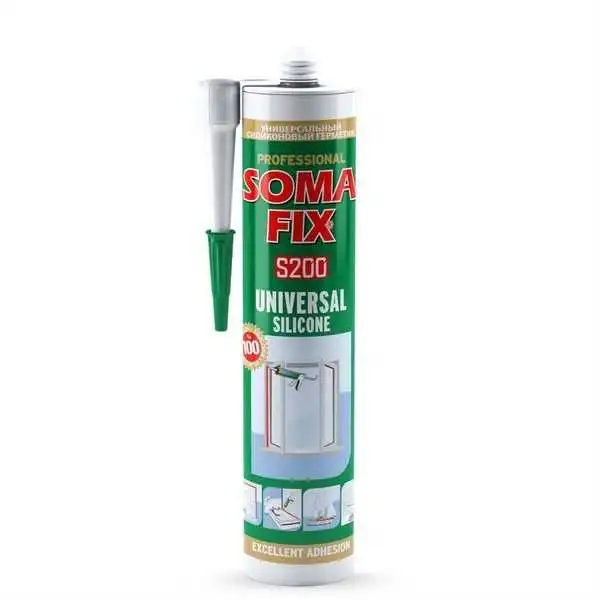 SILICONE TRANSPARENT S200 280ML SOMAFIX