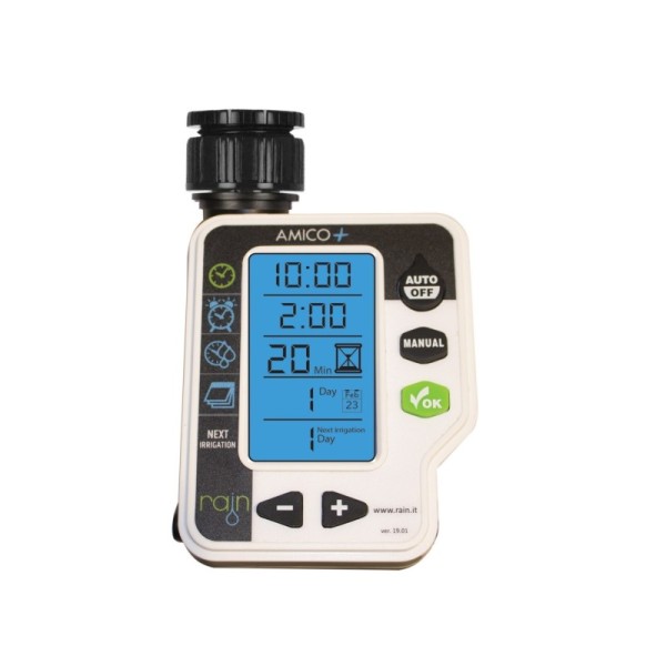 PROGRAMMATEUR D’ARROSAGE LCD UNE SORTIE AMICO+ RAIN