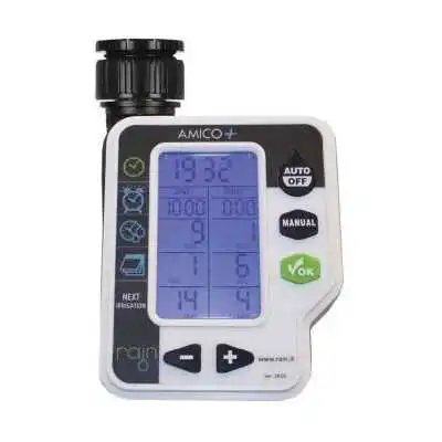 PROGRAMMATEUR D'ARROSAGE LCD 2 SORTIES AMICO+2 RAIN RAIN - 1