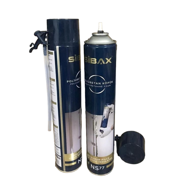 MOUSSE DE REMPLISSAGE POLYURÉTHANE 750 ML NS77 SİBAX