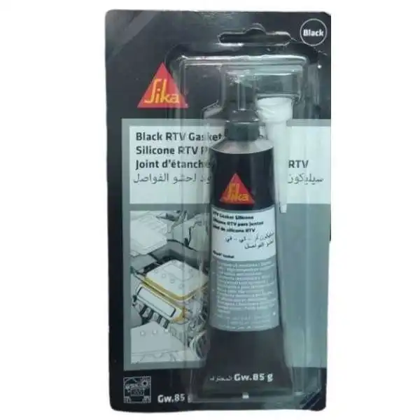 PATE À JOINT D'ÉTANCHÉITÉ EN SILICONE RTV NOIR 85G SIKA