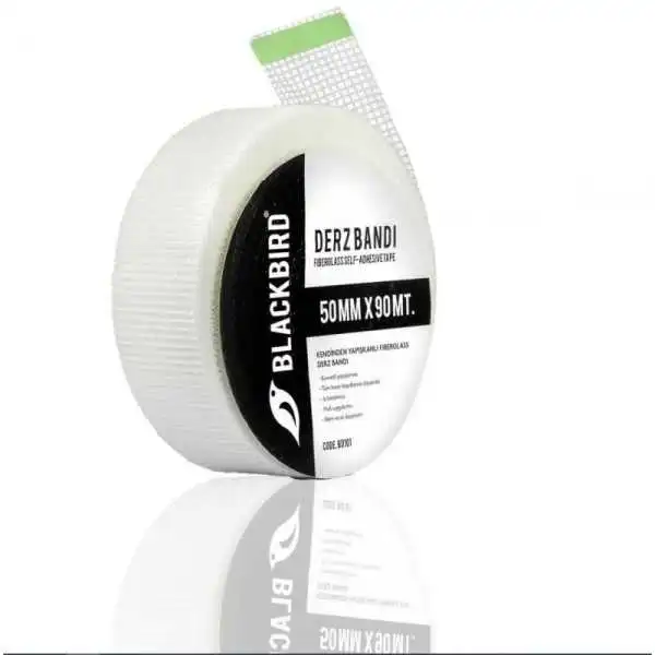 RUBAN À JOINT EN FIBRE DE VERRE 50MM-90M BLACKBRID