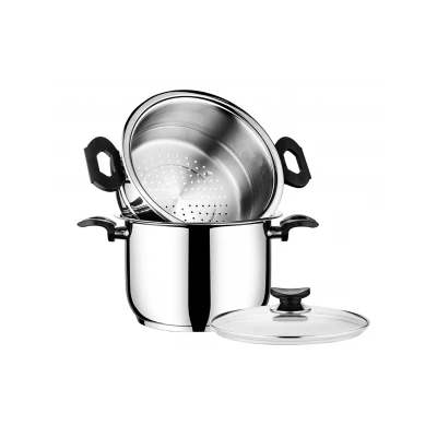 BATTERIE 15 PIÈCES ELIOS INOX 18/10 TEM TEM - 4