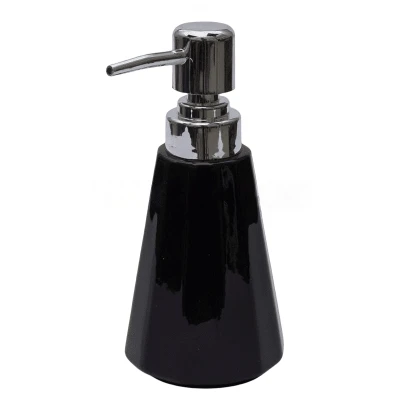 DISTRIBUTEUR SAVON LIQUIDE NOIR EN CÉRAMIQUE AR BATHROOM  - 1