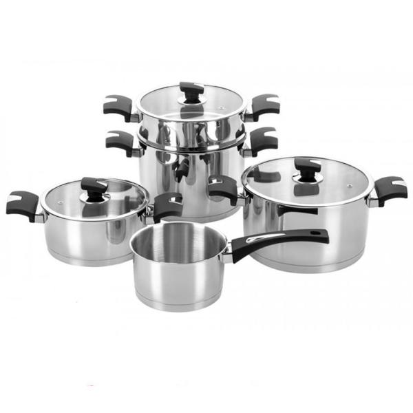 BATTERIE 8 PIÈCES COSMOS INOX 18/10 TEM