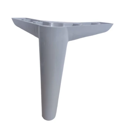 SABOT DE MEUBLE EN PLASTIQUE H14CM GRIS DELTA - 1