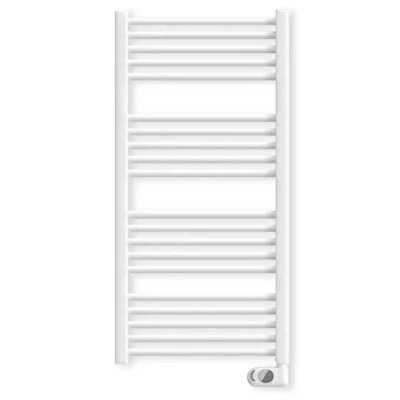 SÈCHE SERVIETTES ÉLECTRIQUE AVEC THERMOSTAT 750W 1100*505 BLANC HJM HJM - 1