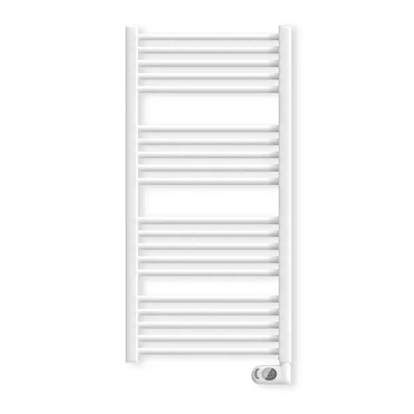 SÈCHE SERVIETTES ÉLECTRIQUE AVEC THERMOSTAT 750W 1100*505 BLANC HJM