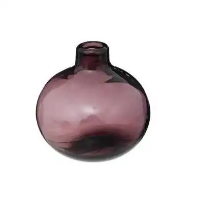 VASE SOLIFLORE EN VERRE PRUNE Ø12CM ATMOSPHERA ATMOSPHERA - 1