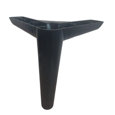 SABOT DE MEUBLE EN PLASTIQUE H14CM NOIR DELTA - 1