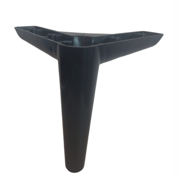 SABOT DE MEUBLE EN PLASTIQUE H14CM NOIR DELTA