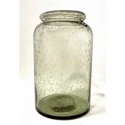 VASE EN VERRE H21CM BUBBLY ATMOSPHERA ATMOSPHERA - 1