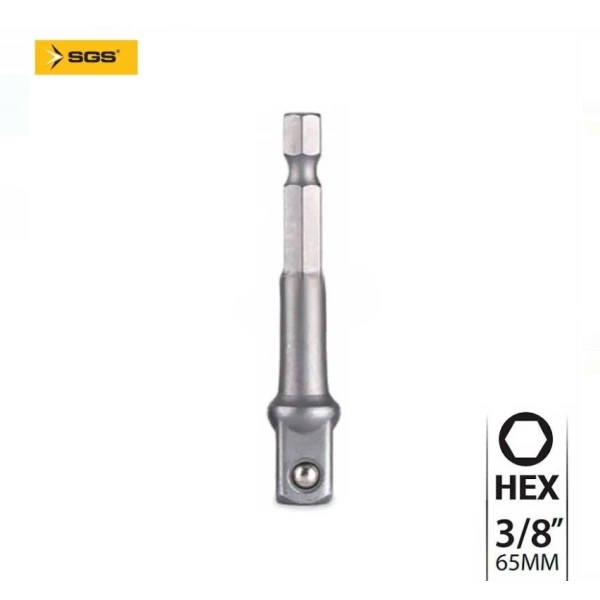 PORTE DOUILLE HEX 3/8″ 65MM SGS