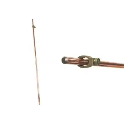 PIQUET DE TERRE AVEC COSSE 1 MÈTRE EN LAITON - 1