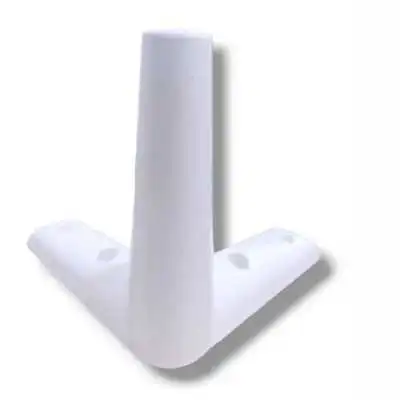 SABOT DE MEUBLE EN PLASTIQUE H14CM BLANC DELTA  - 2