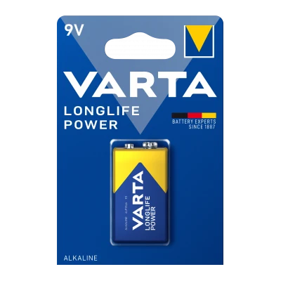 PILE ALCALINE LONGLIFE POWER 9 V 6LR61 VARTA - 1