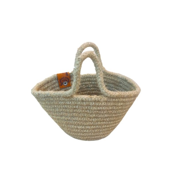 MINI COUFFIN EN JUTE 16CM