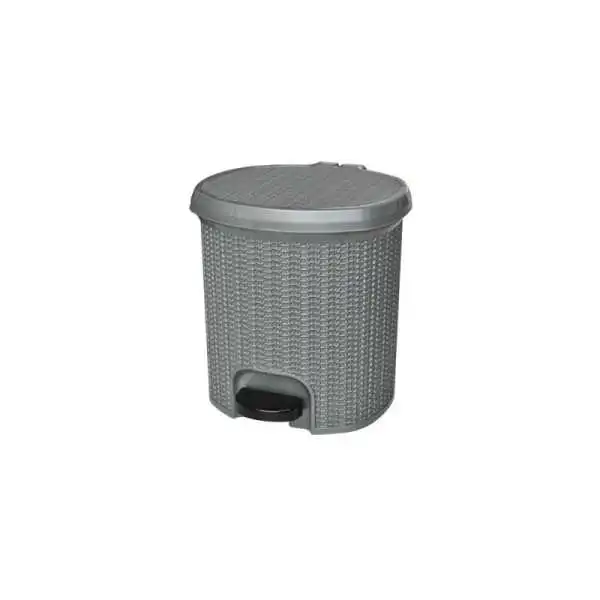 POUBELLE À PÉDALE DESIGN CROCHET 7L SOTUFAB PLAST