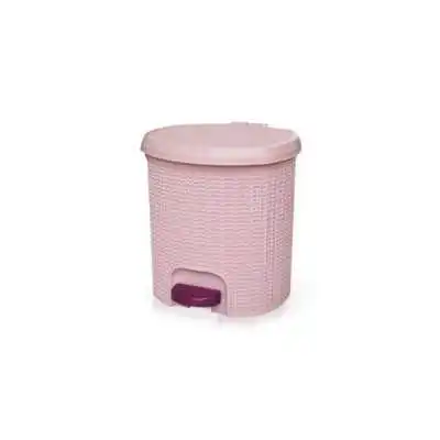 POUBELLE À PÉDALE DESIGN CROCHET 7L SOTUFAB PLAST  - 4