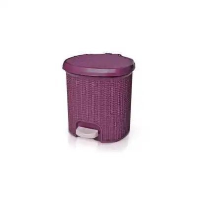 POUBELLE À PÉDALE DESIGN CROCHET 7L SOTUFAB PLAST  - 5