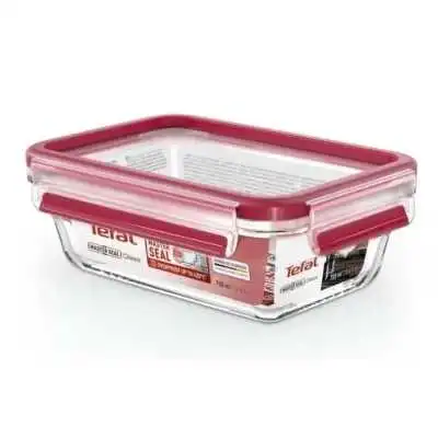 BOITE ALIMENTAIRE RECTANGULAIRE EN VERRE MASTERSEAL 0.7L TEFAL TEFAL - 1