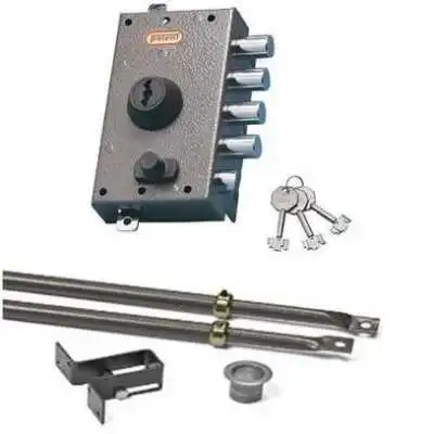 SERRURE HAUTE SÉCURITÉ AVEC TIGE 1735 DROITE POTENT POTENT - 3