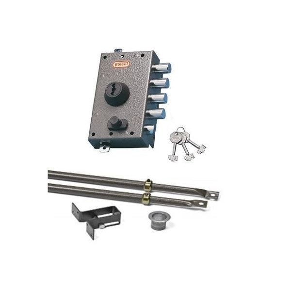 SERRURE HAUTE SÉCURITÉ AVEC TIGE 1735 DROITE POTENT