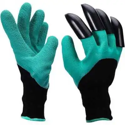 GANTS DE JARDIN AVEC GRIFFES EN PLASTIQUE NAERTUSI - 1