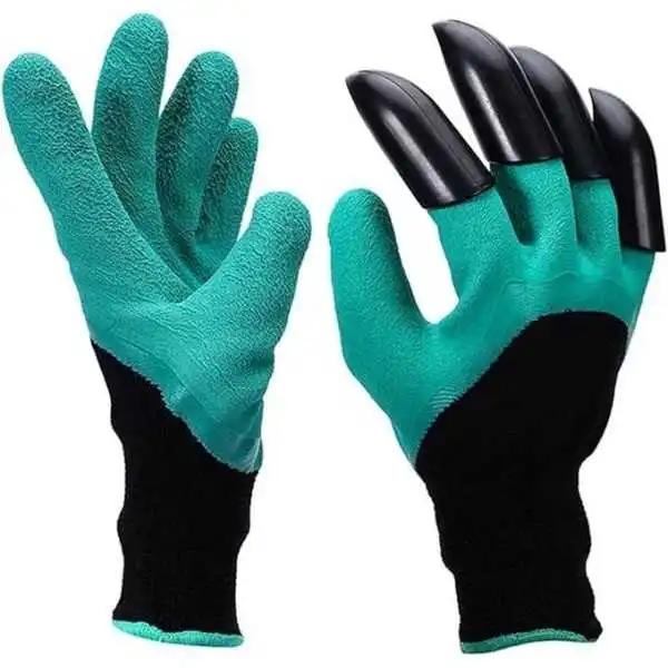 GANTS DE JARDIN AVEC GRIFFES EN PLASTIQUE NAERTUSI