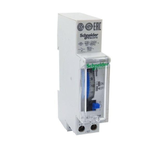 INTERRUPTEUR HORAIRE AVEC RESERVE DE MARCHE 1 CANAL SCHNEIDER