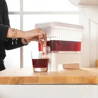 DISTRIBUTEUR DE BOISSONS FONCTIONNEL AVEC ROBINET 4.5L QLUX QLUX - 5